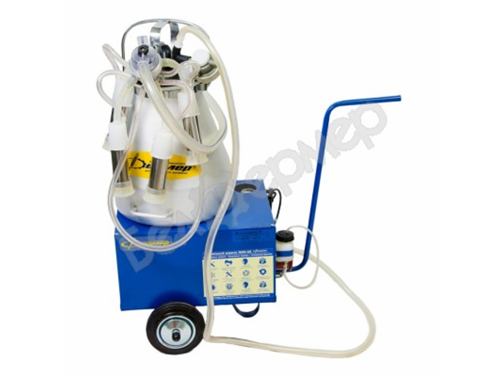 Доильный аппарат масляного типа АДЭ-01С (силиконовая сосковая резина) 