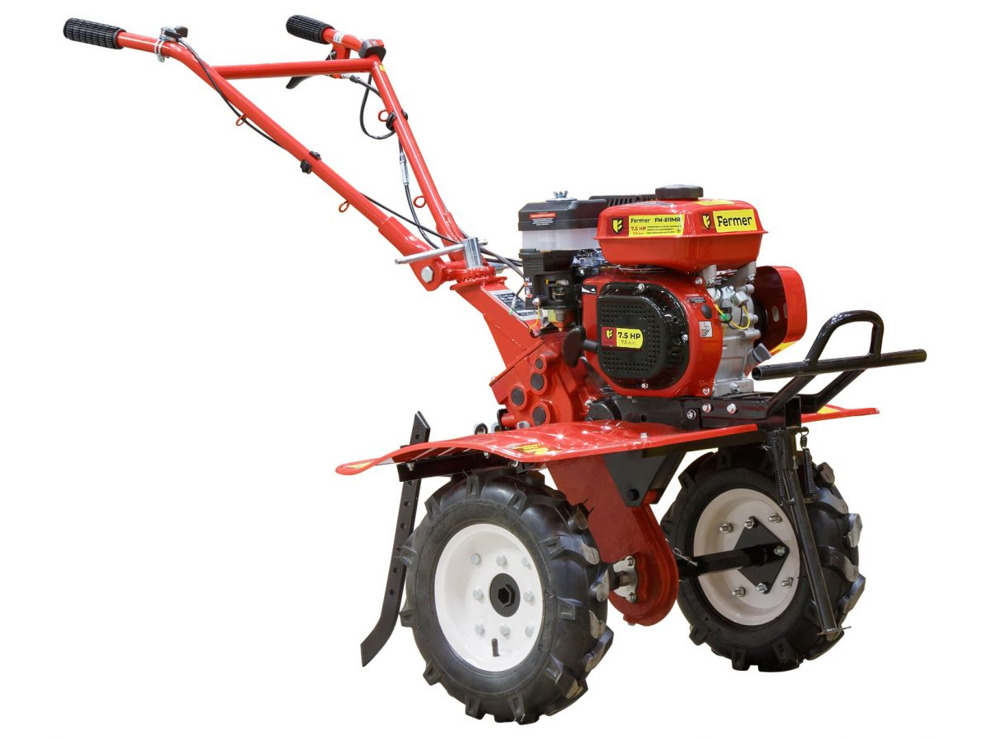 Культиватор бензиновый FERMER FM-811MB (7.5 л.с., шир. 95 см, колесо 4.00-8, без ВОМ, передач 2+1)