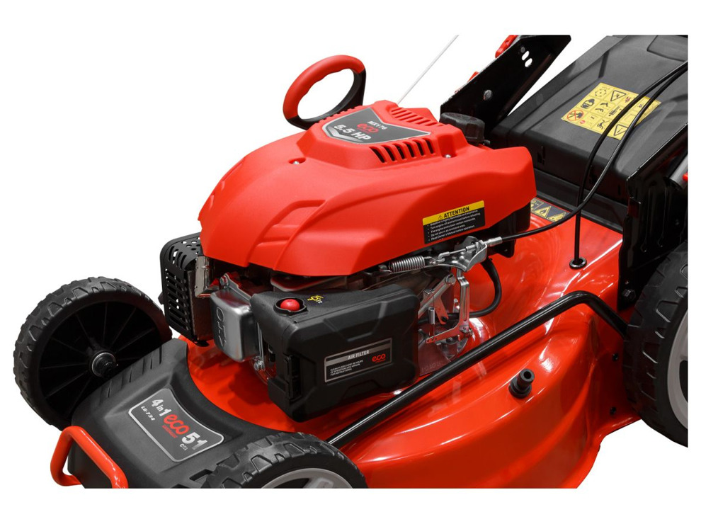 Газонокосилка бензиновая ECO LG-734 (51 см, 5.5 л.с., самоходная)