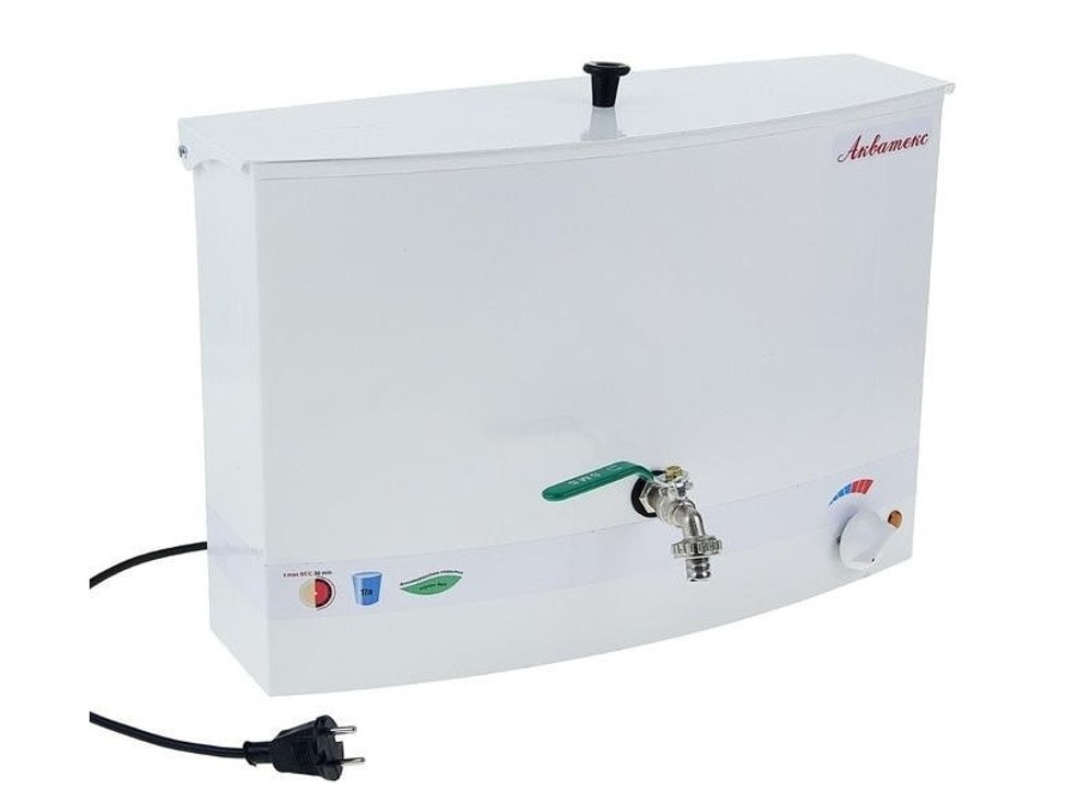 Бак с подогревом АКВАТЕКС 30 литров, металлический, с ДЕФЕКТОМ