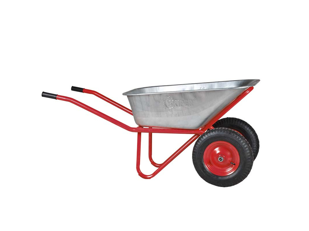 Тачка строительная SKIPER 2х125 PROFI (125 л, 330 кг)