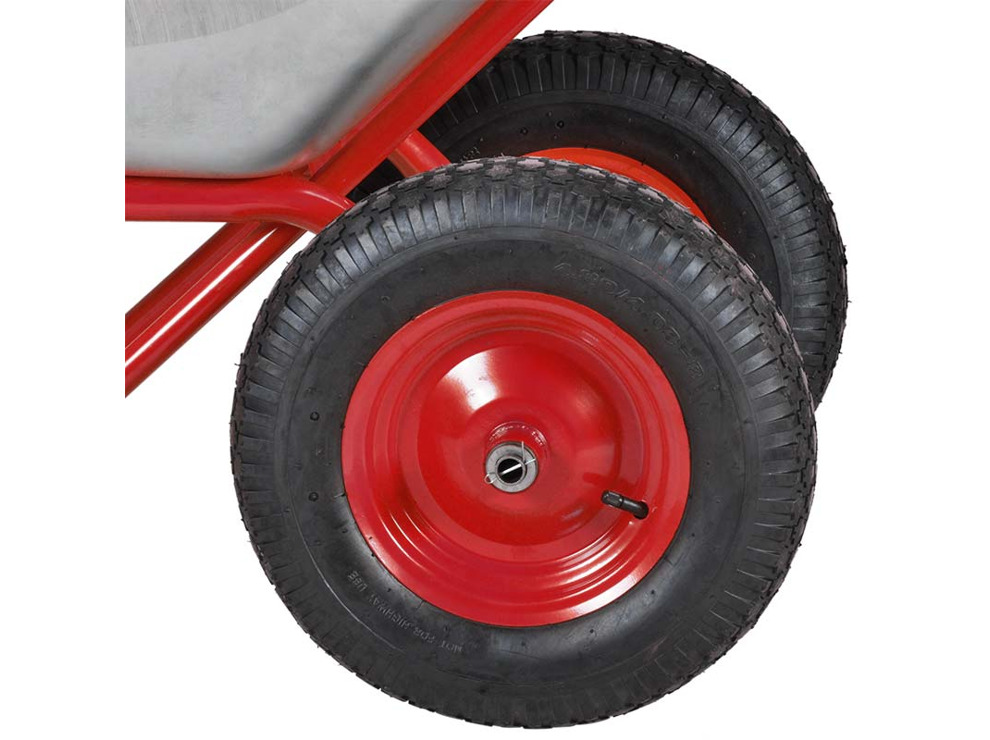 Тачка строительная SKIPER 2х125 PROFI (125 л, 330 кг)