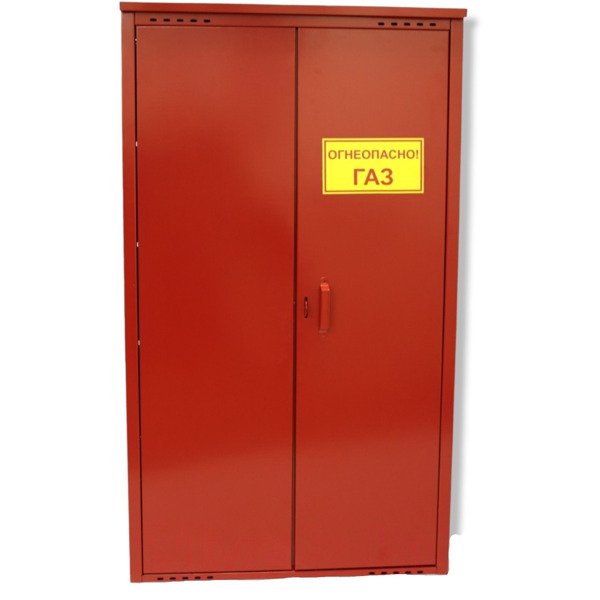 Шкаф для газового баллона Петромаш (2х50л, красный)