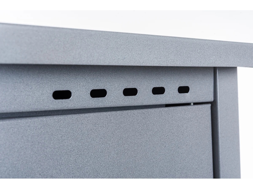 Шкаф для газового баллона Петромаш (2х50л, серый)