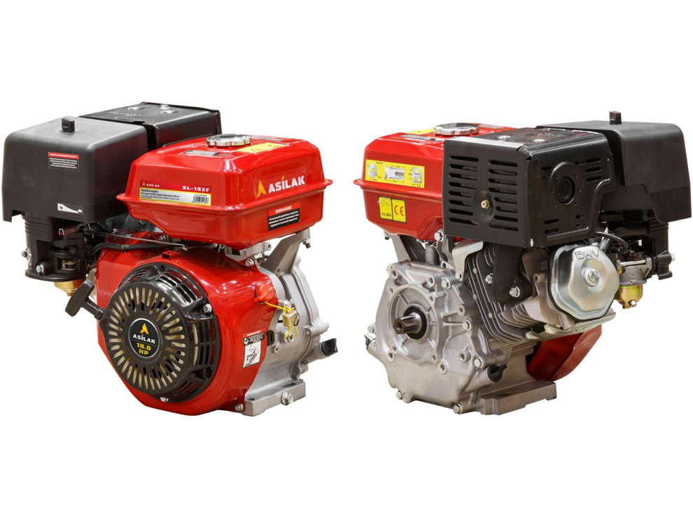 Двигатель бензиновый ASILAK SL-192F-SH25 (18,0 лс., 25 мм. шлицы)
