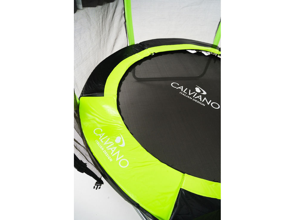 Батут Calviano Outside Master Green 140 см - 4.5ft (внешняя сетка, складной, без лестницы)