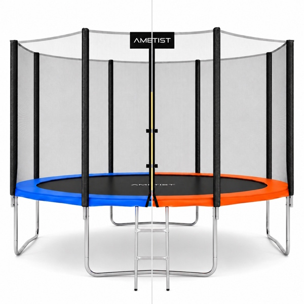 Батут AMETIST Outside D374-12FT Blue/Orange