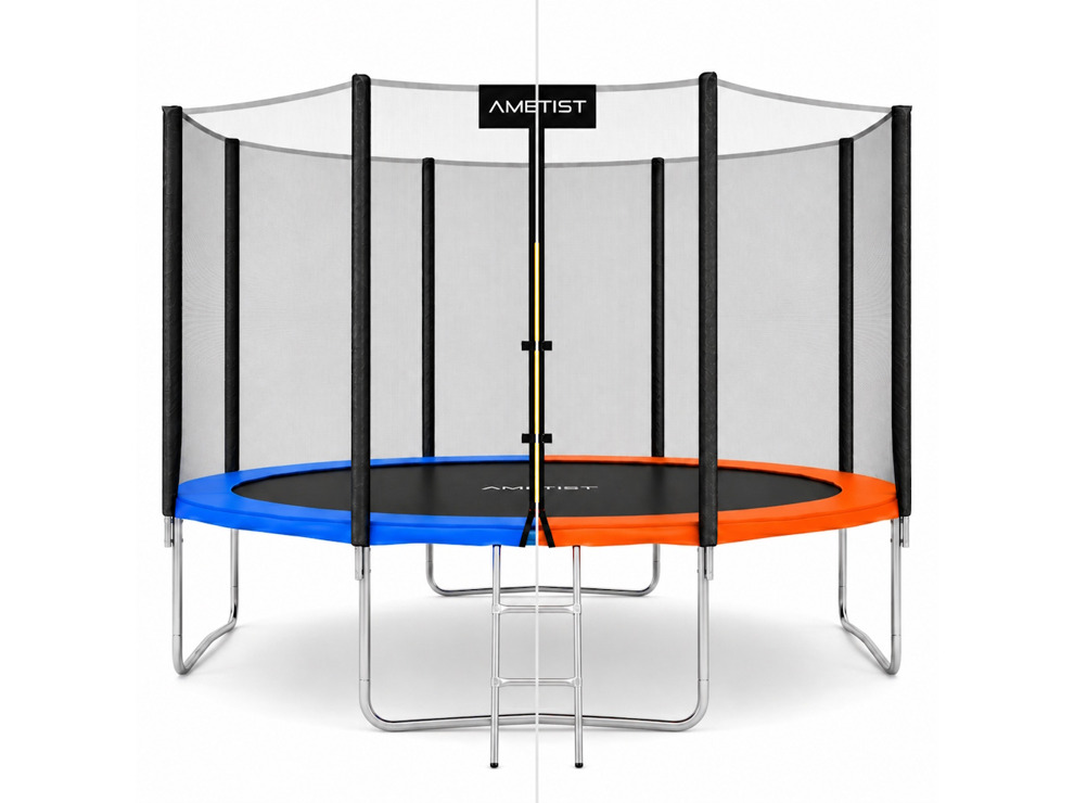 Батут AMETIST Outside D374-12FT Blue/Orange