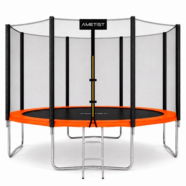 Батут AMETIST Outside D435-14FT Blue/Orange