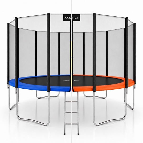 Батут AMETIST Outside D490-16FT Blue/Orange