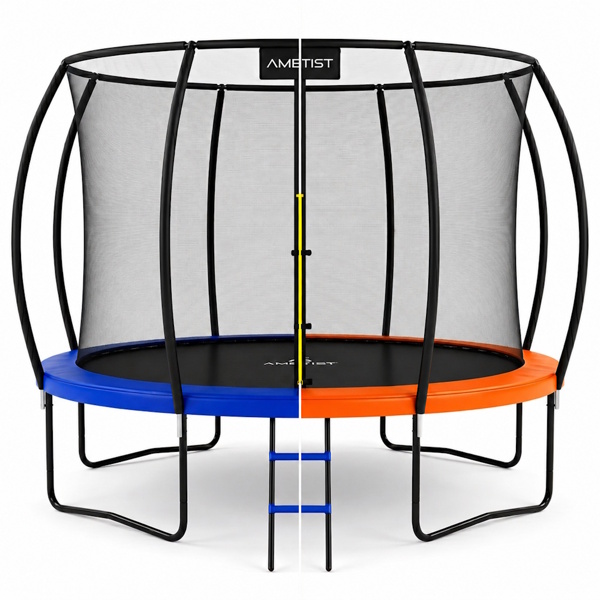 Батут AMETIST PRO Inside D374-12FT Blue/Orange