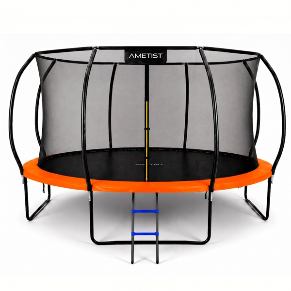 Батут AMETIST PRO Inside D435-14FT Blue/Orange