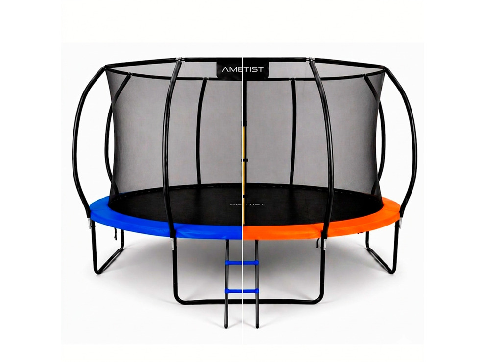 Батут AMETIST PRO Inside D435-14FT Blue/Orange
