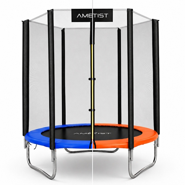 Батут AMETIST Outside D183-06FT Blue/Orange