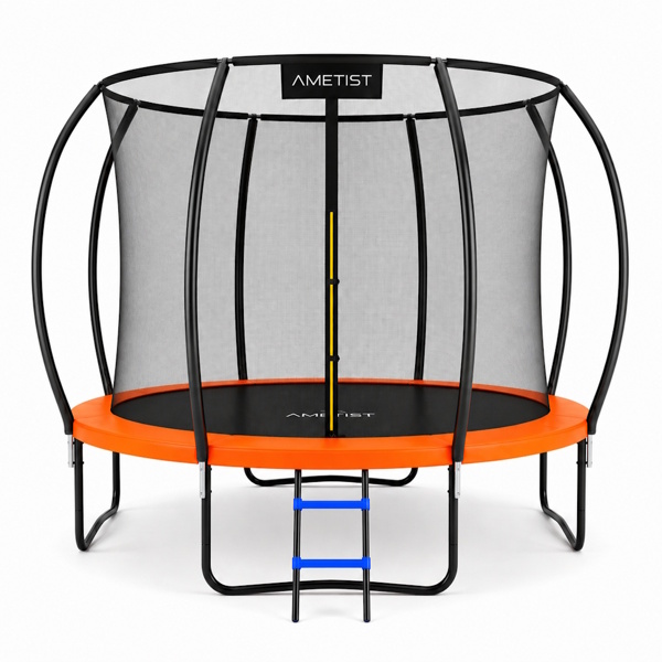 Батут AMETIST PRO Inside D312-10FT Blue/Orange