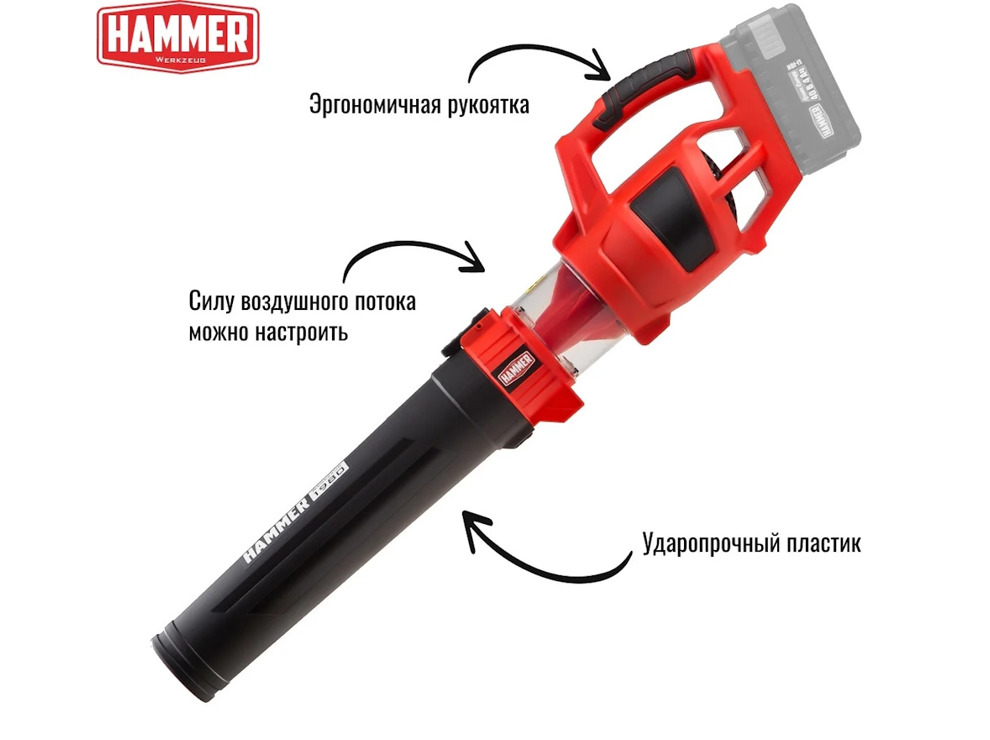 Ручная воздуходувка Hammer VZD40V (без АКБ)