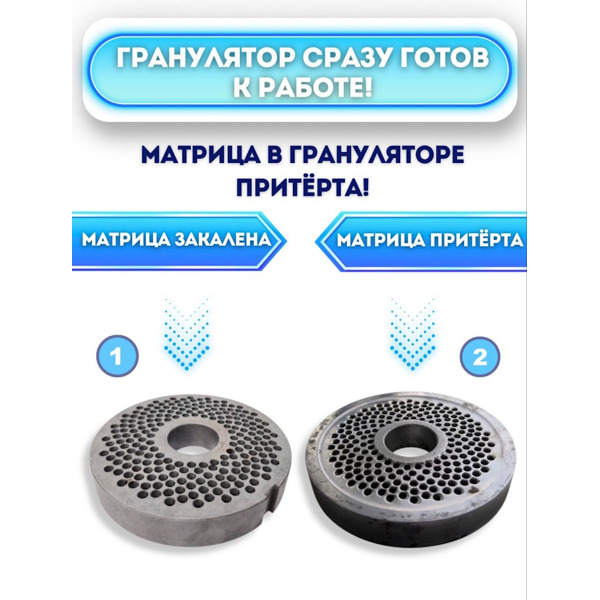 Гранулятор комбикорма ГДР-Соловей-1-220В (до 130 кг/час)