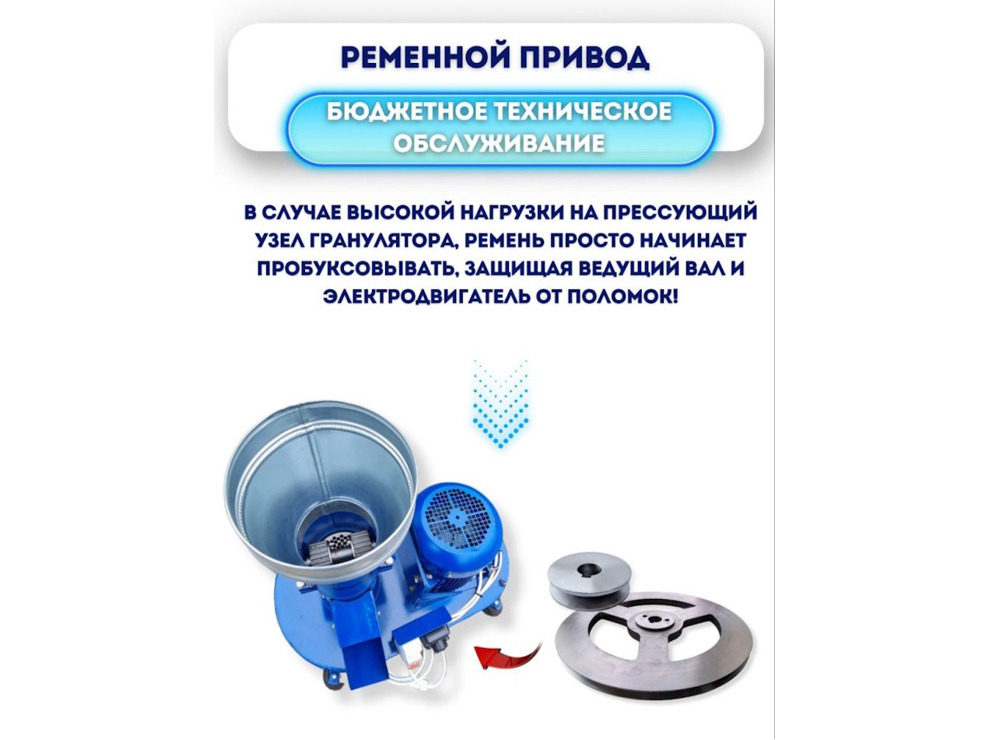 Гранулятор комбикорма ГДР-125-220В (до 80 кг/ч)