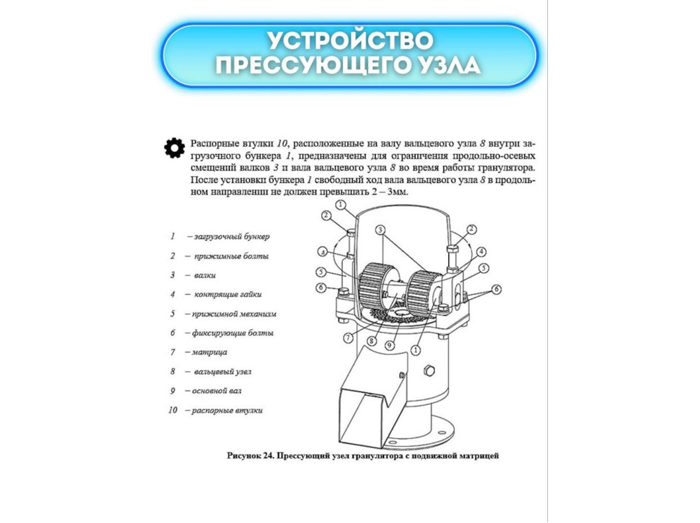 Гранулятор комбикорма ГДР-125-220В (до 80 кг/ч)