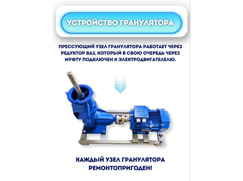 Гранулятор комбикорма Соловей-1-380В (до 200 кг/час)