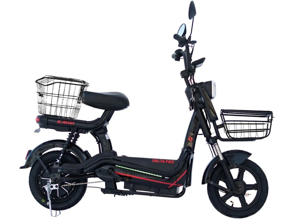 Электровелосипед AVM Delta Pro ЛИТИЕВЫЙ АККУМУЛЯТОР Черный