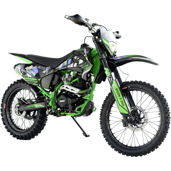 Эндуро мотоцикл AVM BisonX 250 зеленый