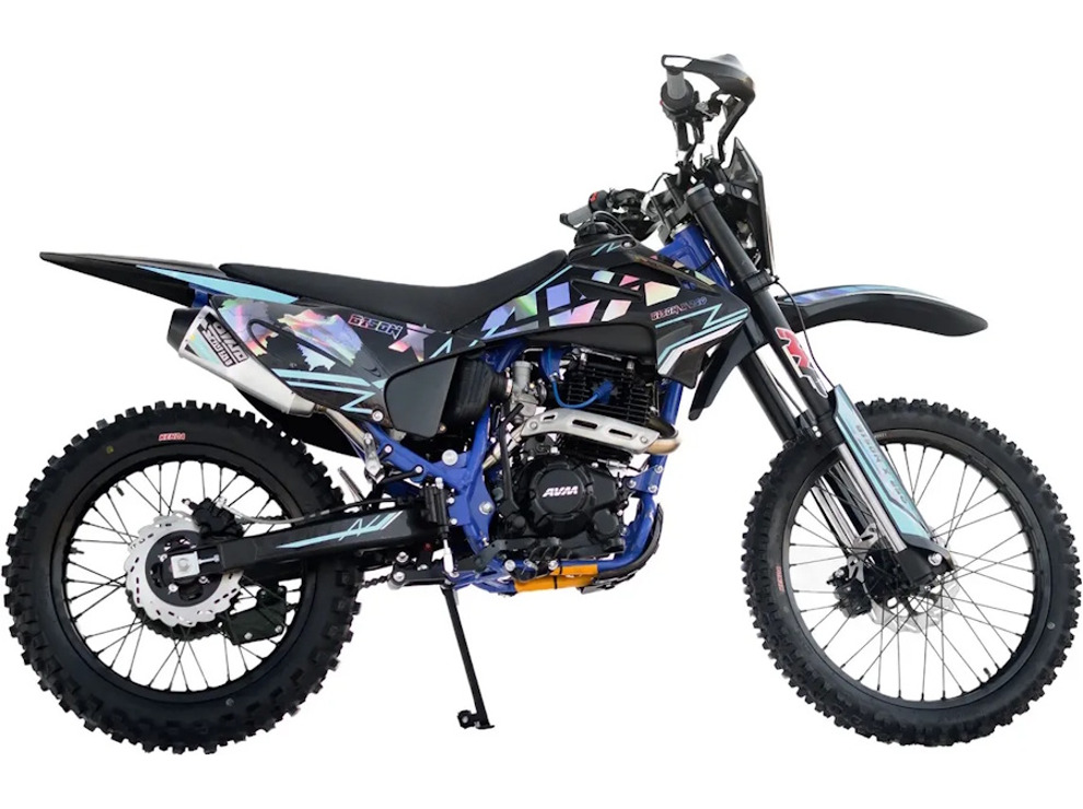 Эндуро мотоцикл AVM BisonX 250 синий