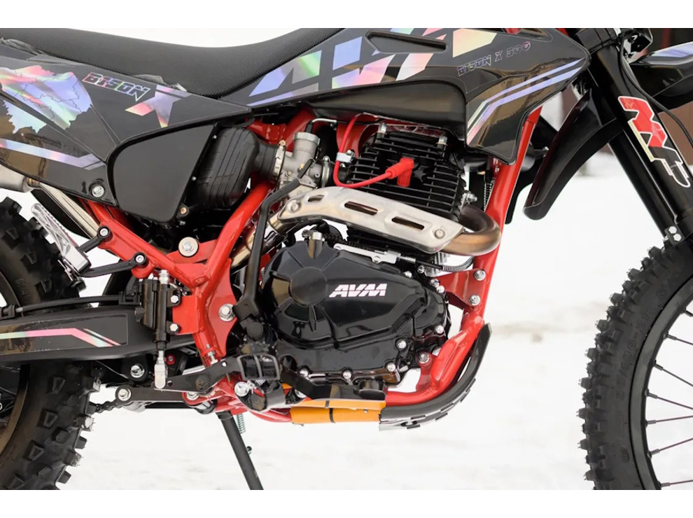 Эндуро мотоцикл AVM BisonX 300 красный