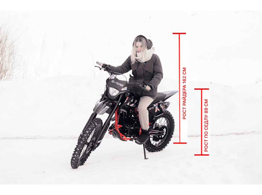 Эндуро мотоцикл AVM BisonX 300 красный