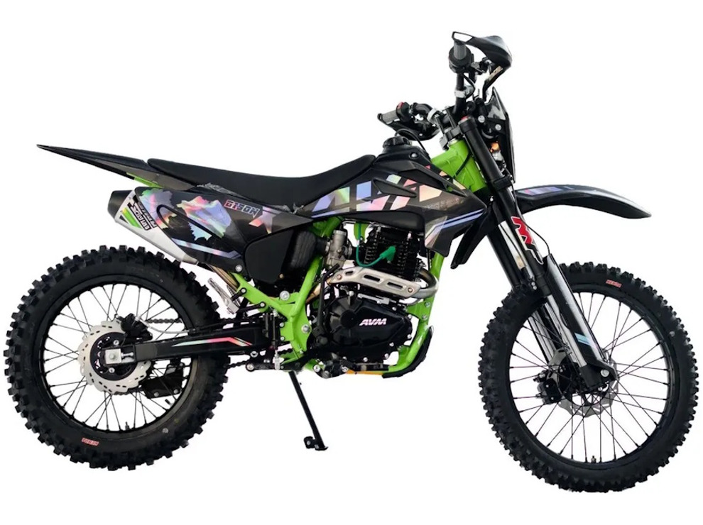 Эндуро мотоцикл AVM BisonX 300 зеленый