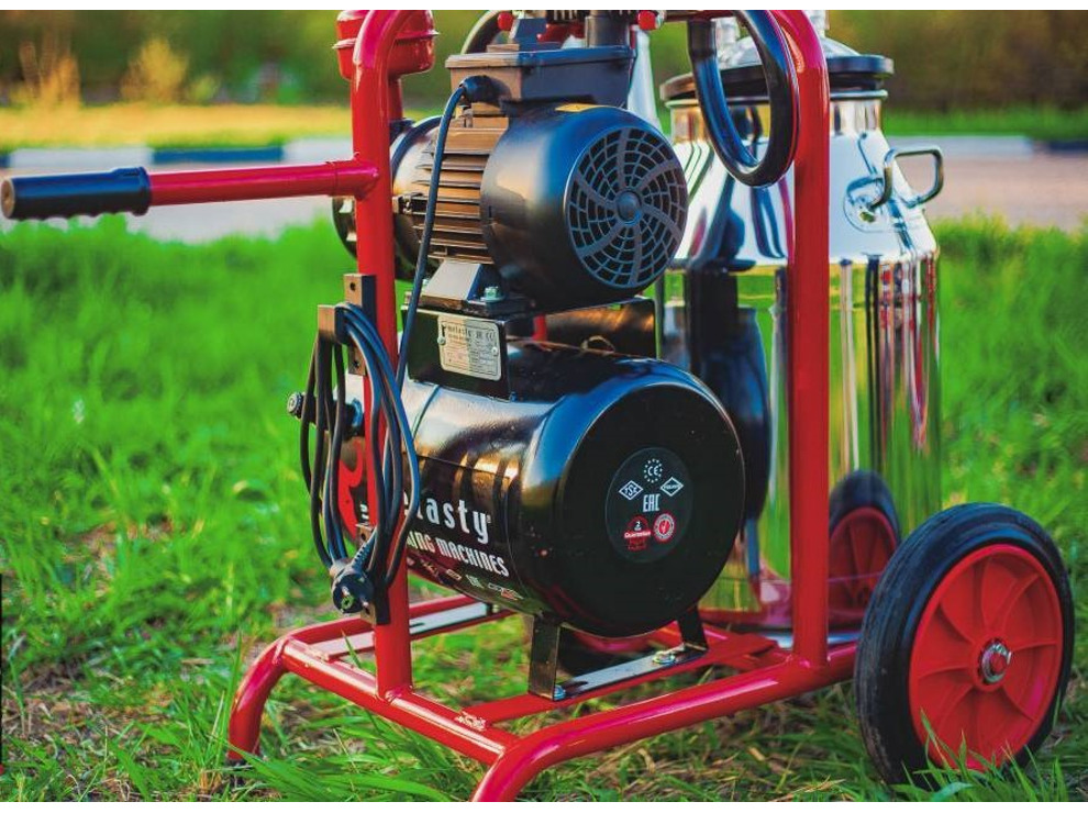 Доильный аппарат Melasty TK 2-PS до 20 коров в час (передвижной, силикон)