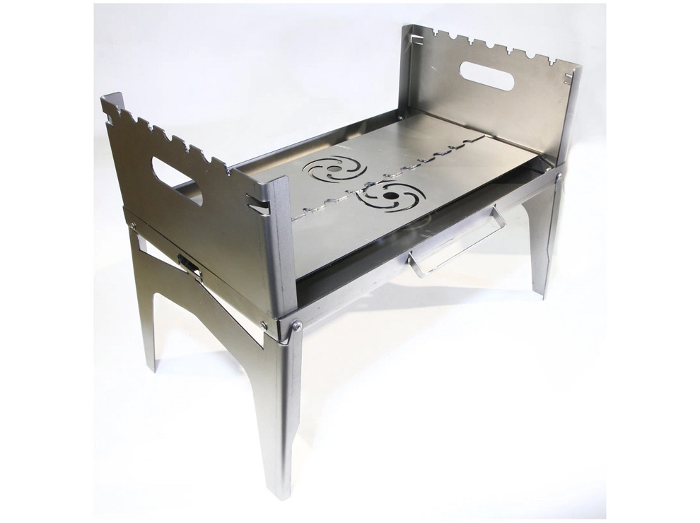 Аэро мангал складной Торнадика + сумка, нержавейка