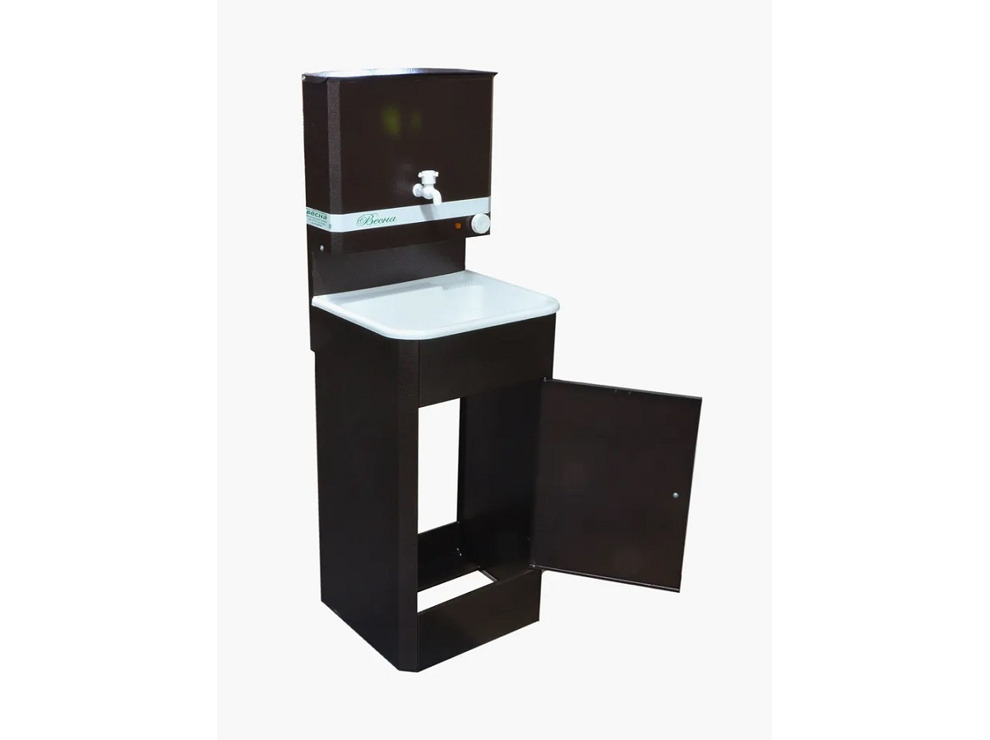 Умывальник "Весна" мини с ЭВН (мойка пластик, медь)