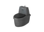 Торфяной туалет Rostok Comfort (Росток Комфорт) серый