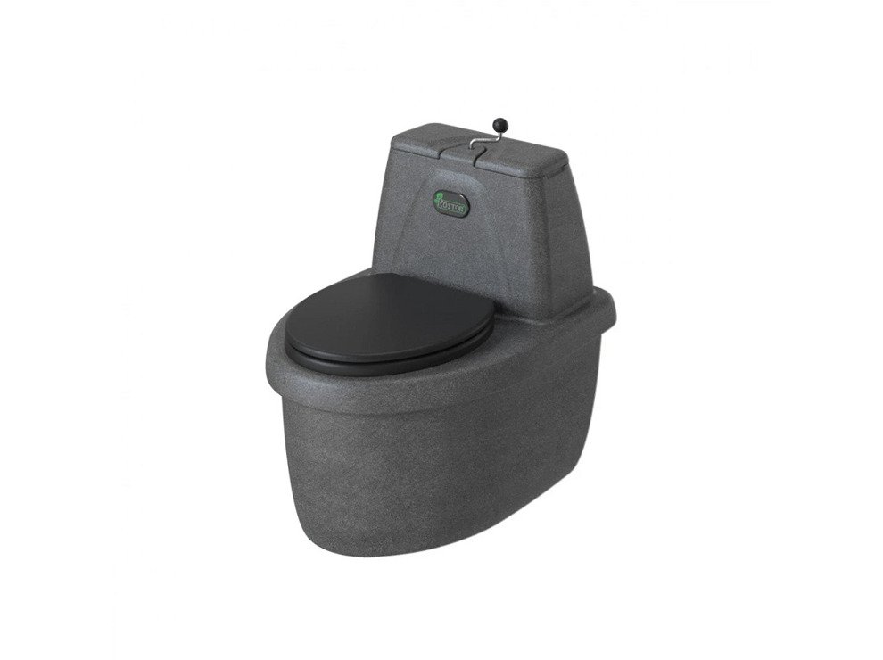 Торфяной туалет Rostok Comfort (Росток Комфорт) серый