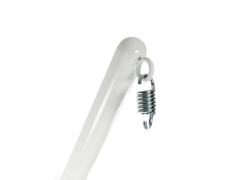 Кресло подвесное M-Group Капля (белый ротанг/серая подушка)