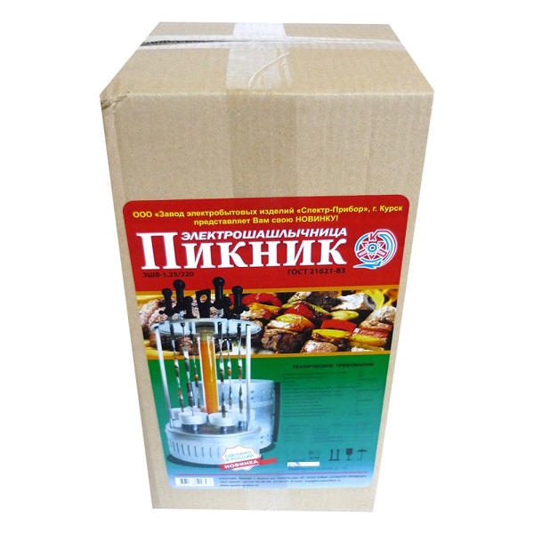 Электрошашлычница Спектр-прибор Пикник ЭШВ-1.25/220