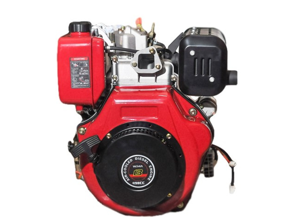 Двигатель дизельный WEIMA WM192FE (13,0 л.с, 25 мм, шпонка) с эл.стартером