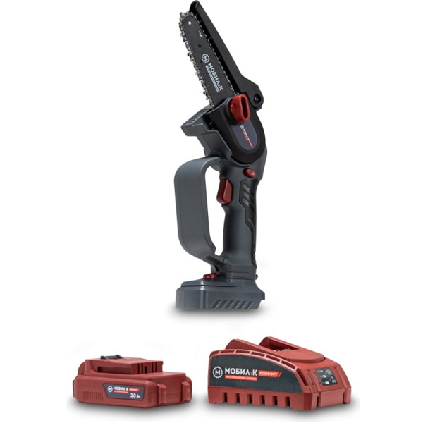 Мини пила аккумуляторная МОБИЛ К XCA12 КОМФОРТ 20В с акк. 2 Ач и ЗУ 