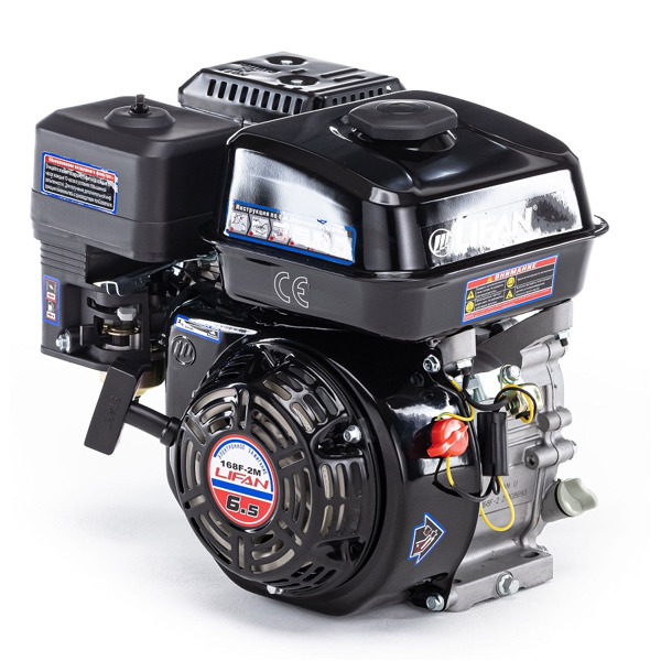Двигатель бензиновый Lifan 168F-2M (вал 20мм под шпонку) 6.5 л.с