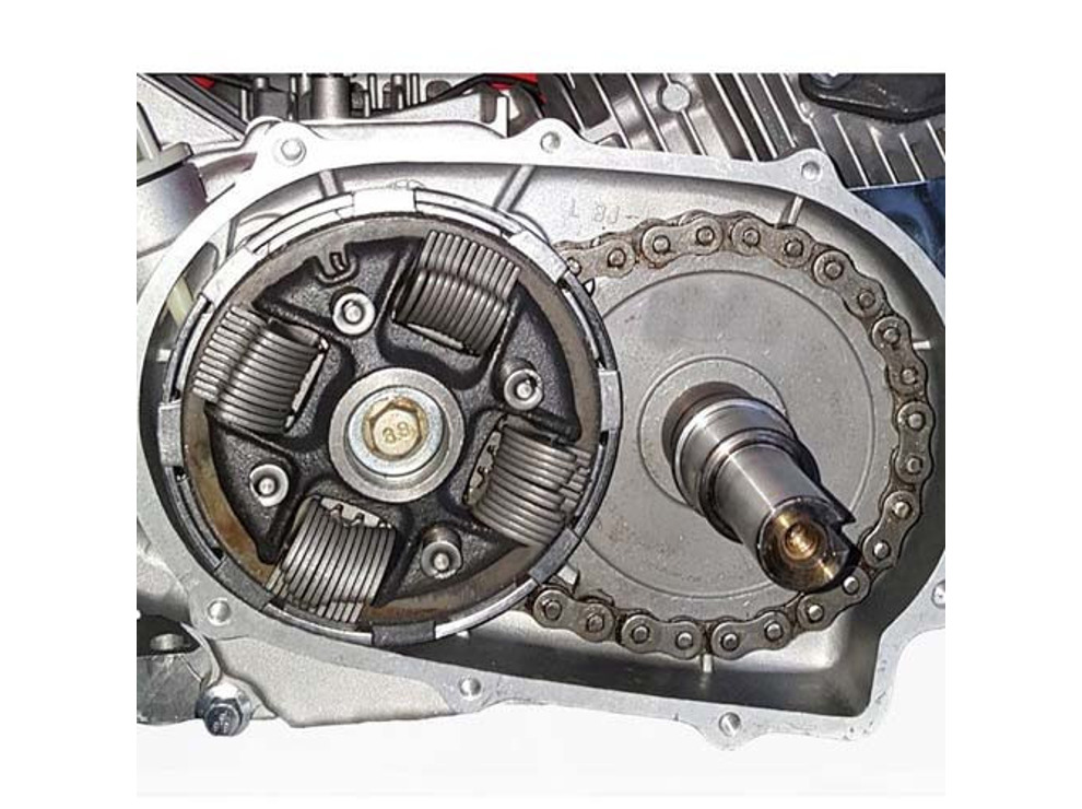 Двигатель бензиновый STARK GX210 F-R (сцепление и редуктор 2:1) 7лс (вых вал 20мм)