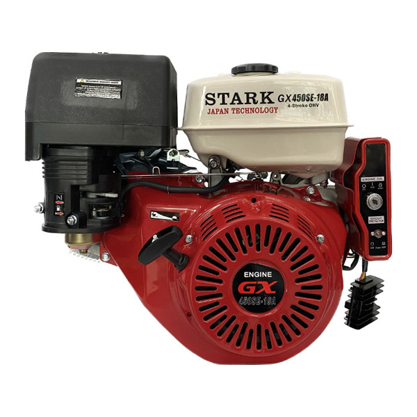 Двигатель бензиновый STARK GX450 SE 18A (вал 25мм шлицевой) 18 л.с.