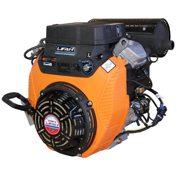 Двигатель бензиновый Lifan LF2V80F-A (вал 25мм) 29 л.с 20А