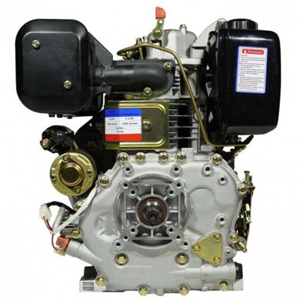 Двигатель дизельный Lifan C186F-D (шлицевой вал, 25мм) 10 л.с 6А