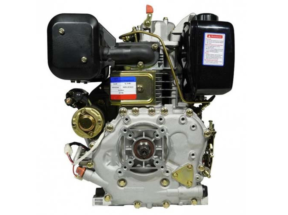 Двигатель дизельный Lifan C186F-D (шлицевой вал, 25мм) 10 л.с 6А