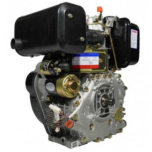 Двигатель дизельный Lifan C186F-D (шлицевой вал, 25мм) 10 л.с 6А