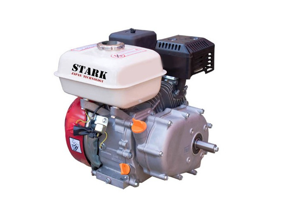 Двигатель бензиновый STARK GX210 F-R (сцепление и редуктор 2:1) 7лс (вых вал 20мм)