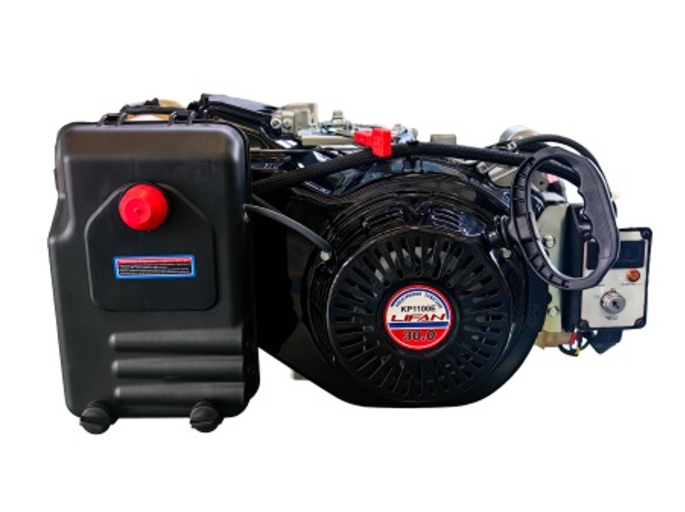 Двигатель бензиновый Lifan KP1100E (вал 25мм) 30 л.с 18А