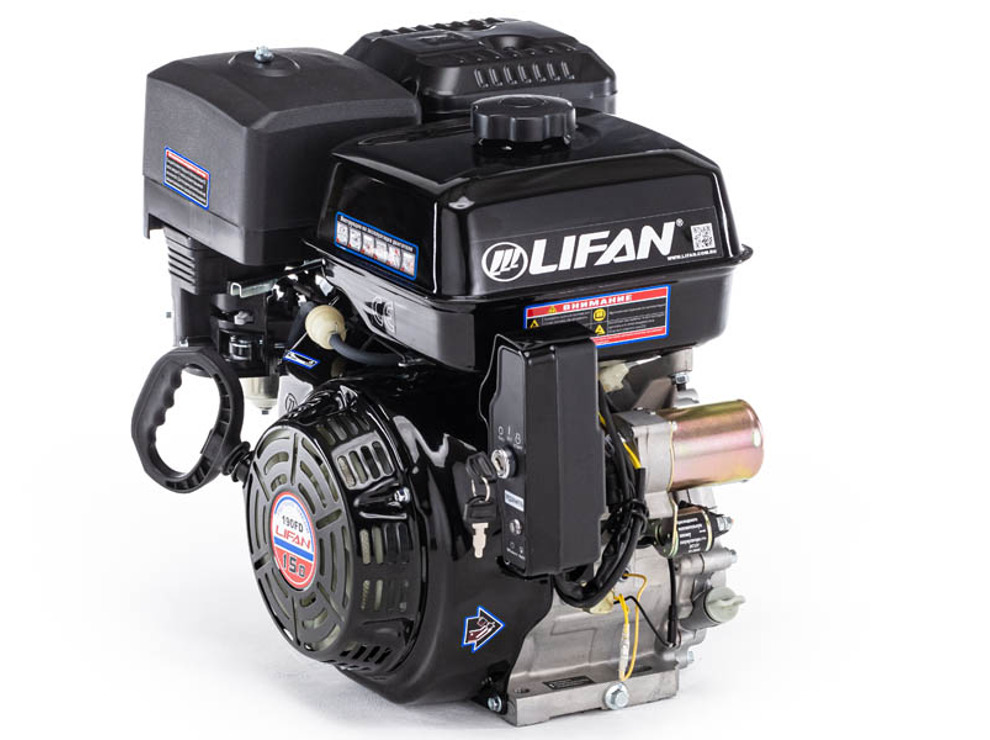 Двигатель бензиновый Lifan 190FD (вал 25мм) 15 л.с 18А