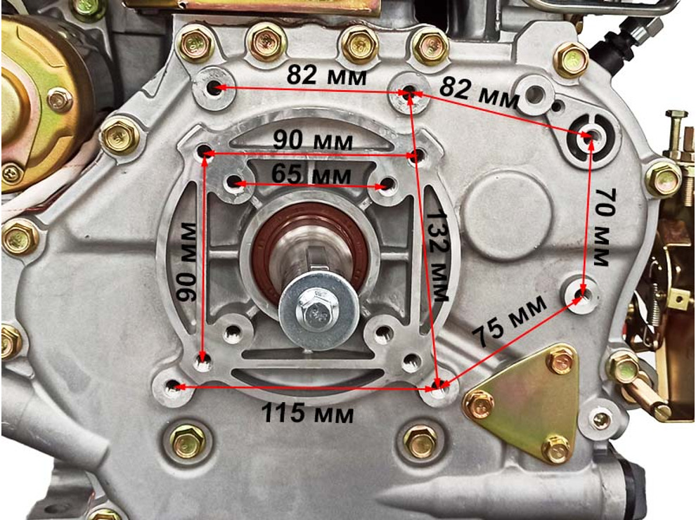 Двигатель дизельный Lifan C186F-D (вал 25мм под шпонку) 10 л.с 6А